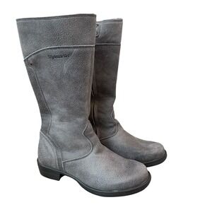 Stylmartin Sharon Gray Tall Motorcycle Riding Boots with Zipper Women's Sz 39‎